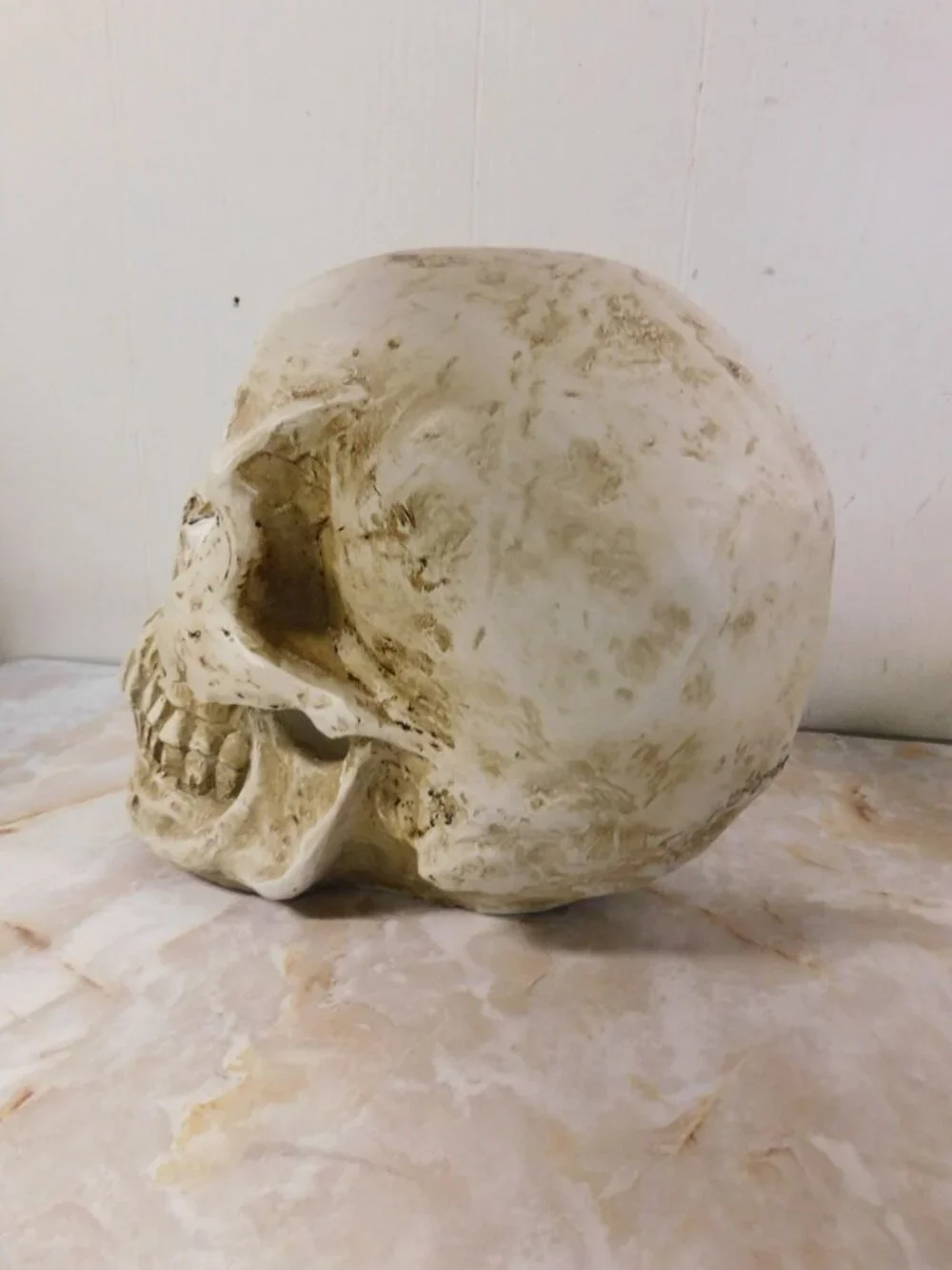 Large Light Up Blinking Eyes SKull Halloween!
